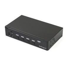 StarTech 4-Port DisplayPort KVM Switch, DP KVM Switch with Built-in USB 3.0 Hub picture