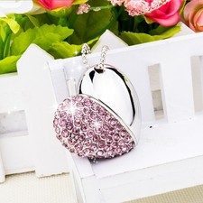 Kootion Diamond Crystal Heart Necklace USB 2.0 32GB 64GB Flash Drive Christams picture