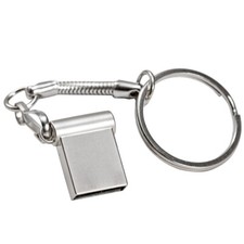 JASTER Small Metal USB Flash Drive 64GB, Portable with Lanyard for Daily Use picture