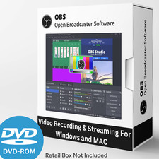 OBS Studio Video Recording | Live Streaming | Screen Recording Software DVD picture