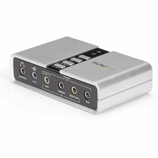StarTech 7.1 USB Audio Adapter External Sound Card with SPDIF Digital Audio picture