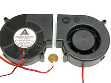 2x Large 9733 Blower Fan 97mm x 33mm 12V DC High Speed 2pin squirrel 90mm 9cm A1 picture