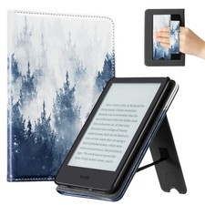 CoBak PU Leather Smart Cover with Kobo Clara Hand Strap for 6