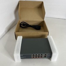 MokerLink POE-F082GD 10 Port Ethernet Switch w/ 8 Port PoE, 2 Gigabit Uplink picture