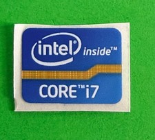Compatible Intel inside CORE i7 variations Blue & Black 18x18mm & 20x15mm picture