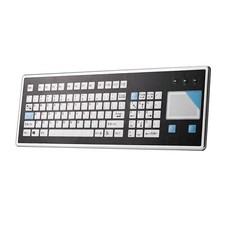 Foil Covered Keyboards, Compact Panel Mounted Membrane Keyboard With Touchpad picture