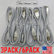 3/6 Pack Fast Charger USB Cable For iPhone 6 7 8 Plus XR Xs Max 11 12 13 Pro Max picture