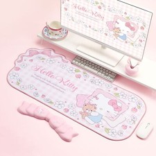 GeekShare x Sanrio Large Mouse Mat Wrist Rest for Keyboard & Mouse Hello Kitty picture
