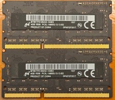 Micron 8 GB PC3L-14900S (2*4) Laptop Memory RAM SODIMM DDR3L-1866 Genuine Apple picture