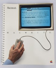 1983 Apple Original Macintosh MacWrite User's Guide Manual 030-0688 picture