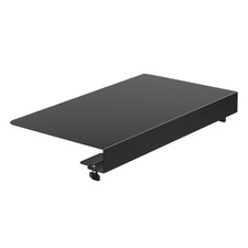 Clamp on Corner Desk Connector Sleeve Plate Black L Shaped Table Extension Clamp picture