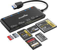 Xd-Picture Card Reader USB 3.0, Multi-Card Reader for Xd/Cf/Ms/Sd/Tf, 7-In-1 Mem picture