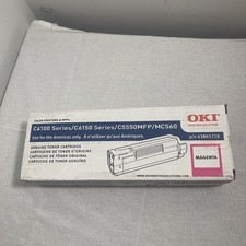 OKI Genuine Magenta Toner Cartridge 43324420 Original C6100 C6150 C5550MFP *NEW* picture