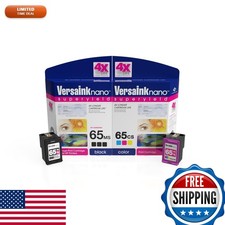 VersaInk-Nano 65 Black (MICR) & Tri-Color Cartridges for HP Deskjet 3700, 2600 picture
