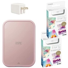Canon iNSPiC PV-223 Smartphone Photo Printer with 100 Sheets Paper & USB Adapter picture