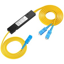 1×2 PLC Fiber Splitter SC UPC/APC Bare Pigtail Type Fiber Optic Coupler FTTH Tel picture