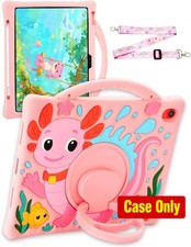 Case for Galaxy Tab A9 Plus 11 Inch, Cute Silicone Kids Cover with Rotating Stan picture