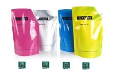 4 PREMIUM NEW COMPATIBLE XEROX VERSANT80 180 280 TONER REFILL + 4 CHIPS CYMK picture