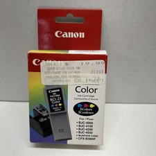 New Genuine Canon BCI-21 Tri-Color  Ink Cartridge New Sealed Open Box picture