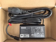 Genuine OEM Slim Round 65W USB-C Type-C Adapter Charger For Lenovo ADLX65YSCC3A picture