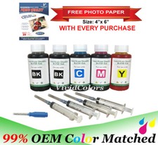 5x100ml Ink Refill For Canon PGI-280XXL CLI-281XXL PIXMA TR7520 TR8520 TS9120 picture