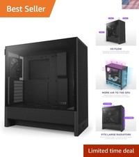 Compact and Durable H5 Flow ATX Case - Enhanced Airflow & Cable Management picture