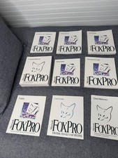 Microsoft FoxPro 2.5b MS-DOS Distribution Kit + Manuals 14 Disks Tested Working picture