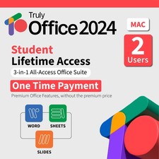 TrulyOffice 2024 Student License for Mac | 3 in 1 All Access TrulyOffice Suit... picture
