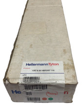 Hellermann Tyton PP110C648 Cat6 Universal 48 Port Patch Panel 2U Black  NEW picture