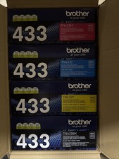Brother TN433 High-Yield Toner Set Black, Cyan, Magenta, Yellow  4-Pack, New Box picture