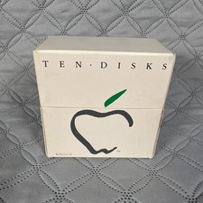 VTG Rare Apple Mac 3.5” (86mm) Single Sided  Disks Diskettes Pack Of 9 picture