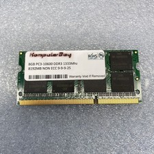 KomputerBay 8GB DDR3 SO-DIMM PC3-10600 DDR3-1333 204-Pin Non-ECC RAM picture