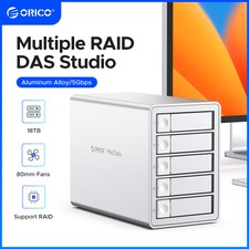 ORICO 2/4/5 Bay RAID Hard Drive Docking Station Case for 2.5