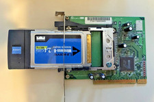 Linksys Wireless-G WPC54G PCMCIA Card + PCI Desktop Adapter Kit Win XP Retro picture