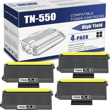 2Pk TCT Prem TN550 TN580 Black Jumbo for Brother MFC 8460N Compatible Toner picture