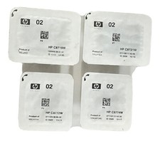 6 Genuine HP 02 C8719W C8721W C8772W C8774W Inks NEW OEM NO BOXES picture