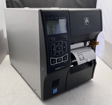 Zebra ZT410 DT Industrial Label Printer Peeler Rewinder FedEx Firmware picture