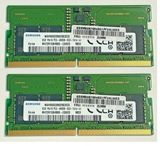 New Samsung 16GB (8GBX2) DDR5 4800 MHz PC5-38400 SODIMM Laptop Memory RAM... picture