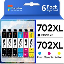 Compatible With 702XL Ink Cartridges for Epson WorkForce WF-3720 WF-3730 3725 picture