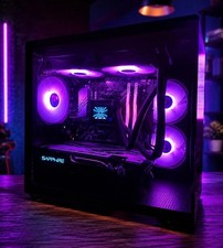 NEW Custom RGB Gaming PC Ryzen 5 / GPU Rx580 / Liquid Cooled/Windows 11 PRO picture