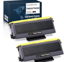 Compatible Toner Cartridge Replacement for Brother TN650 TN-650 TN580 TN-620,... picture