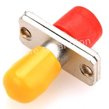 6Pcs FC-ST UPC Fiber Flange Coupler Fiber Optical Adapter Connector FC to ST picture