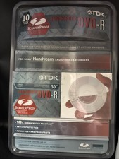 10-pack TDK DVDR Recordable MiNi DVD 30 Min 1.4GB For Sony Handycam New Sealed picture