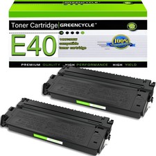 greencycle 2 Pack E40 Black Toner Cartridge 1491A002AA picture