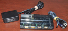 Iogear Minihub Plus 4 Port USB 2.0 Hub External Hub GUH7144 Clear Plastic picture