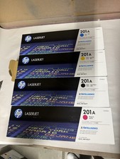 HP 201A LaserJet Toner Cartridges - Black, Cyan, Magenta, Yellow, Pack of 4 picture