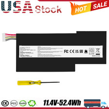 BTY-M6K Battery For MSI GF65 Thin 9SD 9SE 9SEX 9SEXR 10SDR 10SE GS73VR 7RG 11.4V picture
