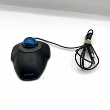 Kensington Orbit Trackball w/ Scroll Ring Wired USB Optical Black/Blue K72337 picture