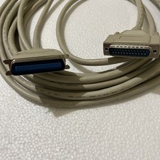 25FT and 12FT Parallel Printer Cable A-B IEEE-1284 + 3ft 25x25 & 6” 25x9 pin picture