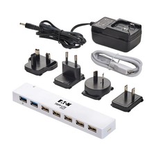 Tripp Lite U360-007C-2X3 7-Port USB 3.x (5Gbps) / USB 2.0 Combo Hub- lot of 24x picture